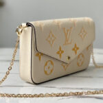 Louis Vuitton Felicie Pochette M80498 Cream
